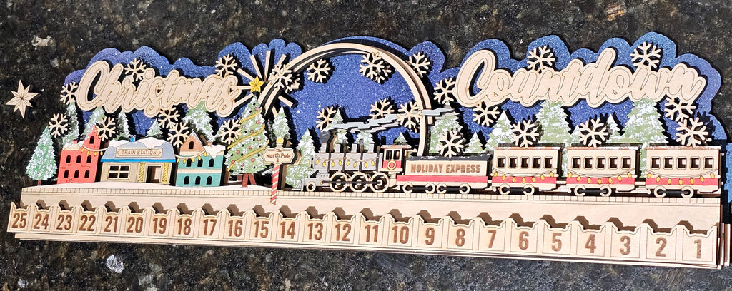 Train Advent Calendar – Holiday Countdown