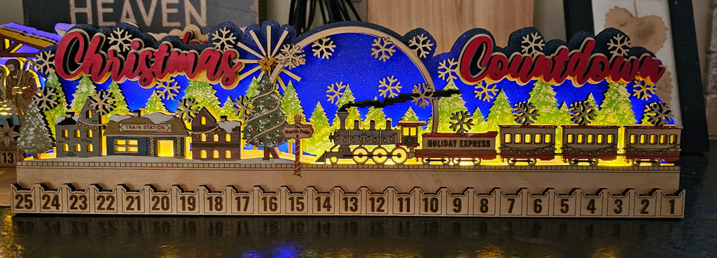 Train Advent Calendar – Holiday Countdown