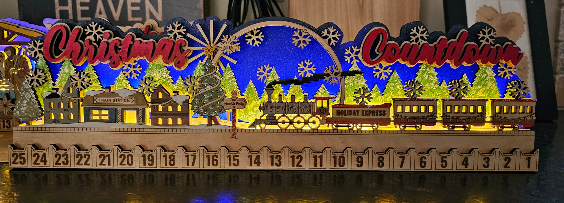 Train Advent Calendar – Holiday Countdown