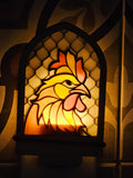Chicken Night Light with dusk to dawn sensor, farmhouse design