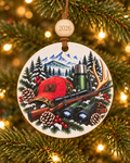 Hunting Christmas Ornament 2026 – Hunter Gift with Antler, Cap & Binoculars