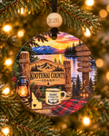 Kootenai County Idaho Christmas Ornament 2026 – Coeur d'Alene, Hayden Lake, Spirit Lake, Rathdrum & Post Falls